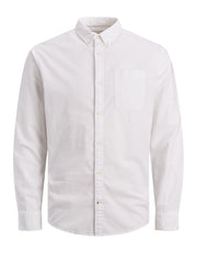 Jack & Jones - Oxford Skjorte L/S Hvid