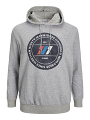 Jack & Jones - Nate Hættetrøje Grå