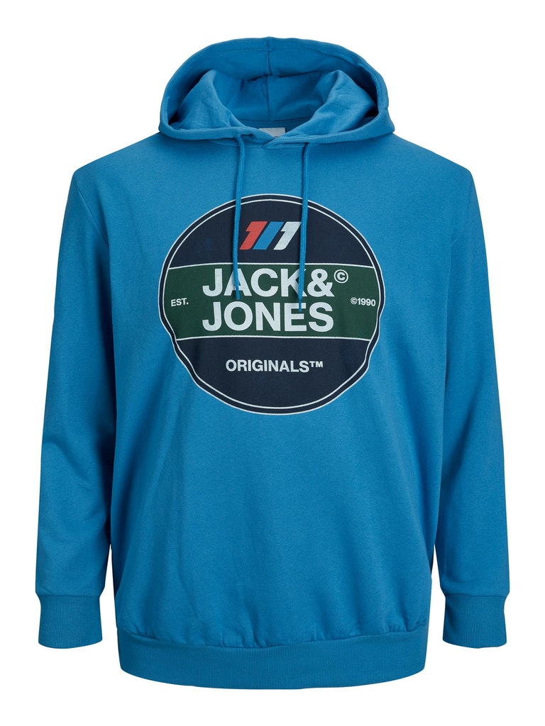 Jack & Jones - Nate Hættetrøje - Sea Blå