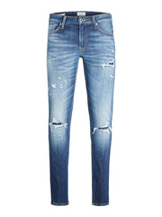 Jack & Jones - Glenn Seal Super Stretch Jeans m. Repair