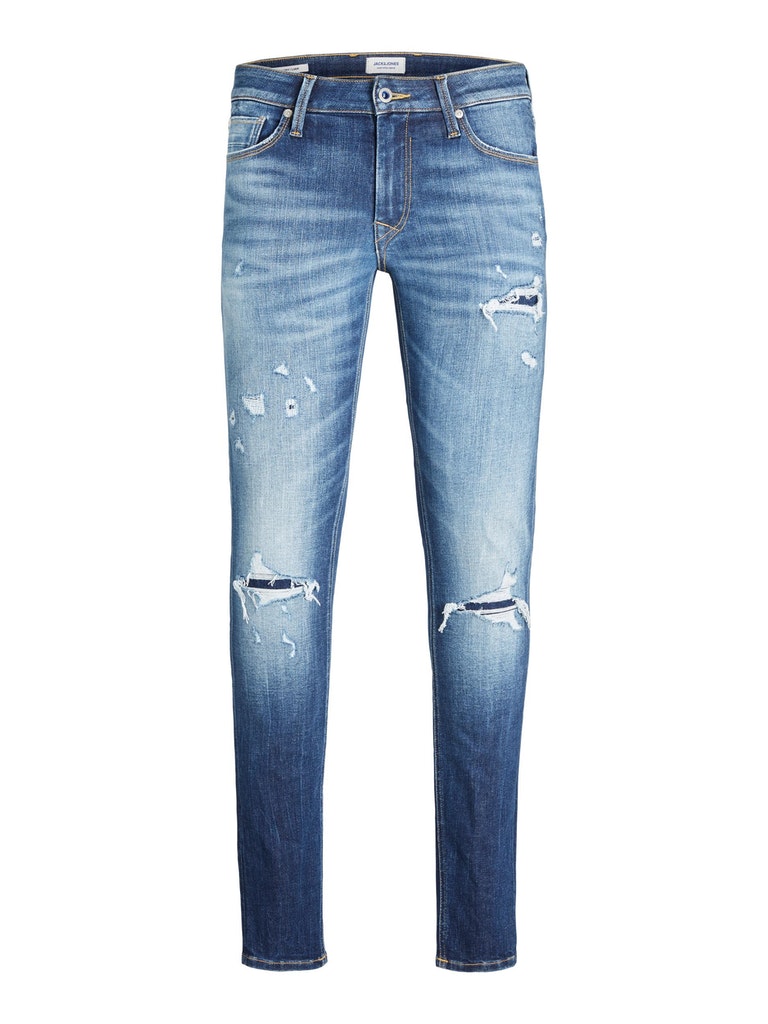 Jack & Jones - Glenn Seal Super Stretch Jeans m. Repair