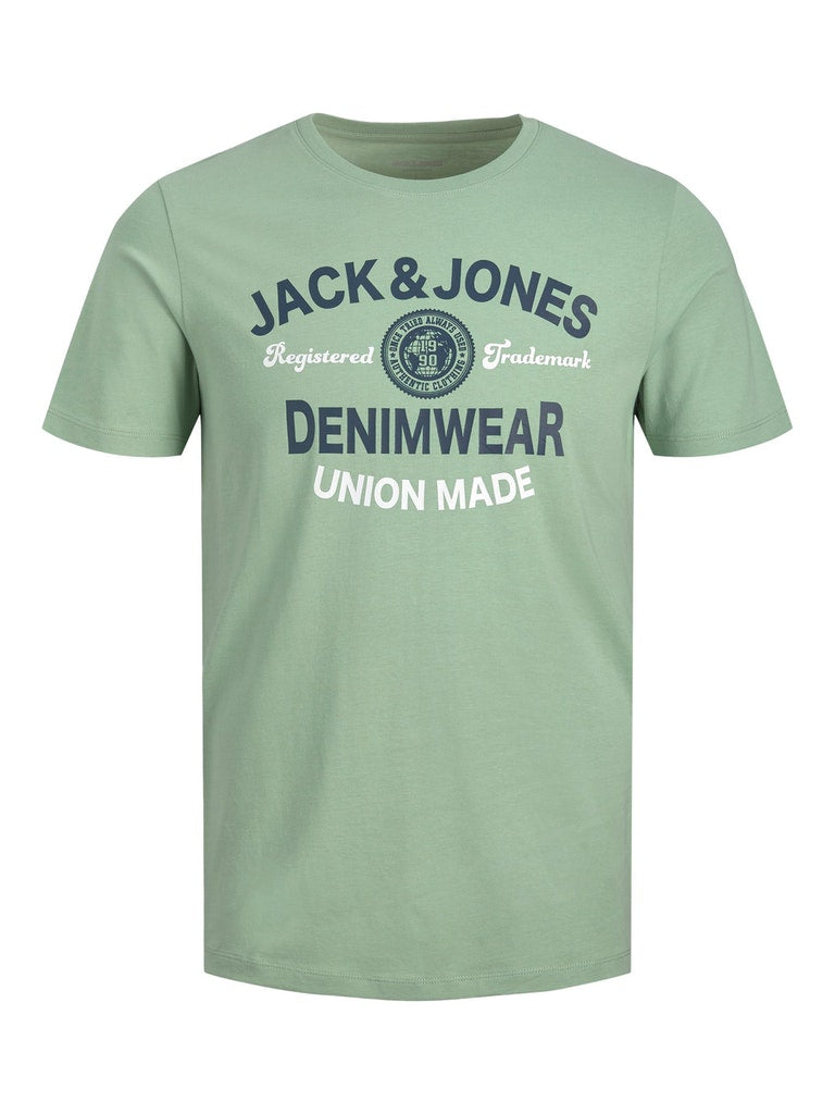 Jack & Jones - Denim Wear T-Shirt Granite Grøn
