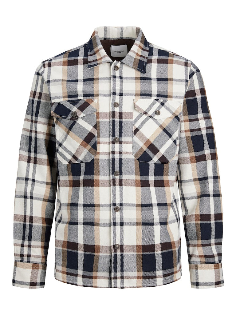 Jack & Jones - Eddie Overshirt Cloud Dancer