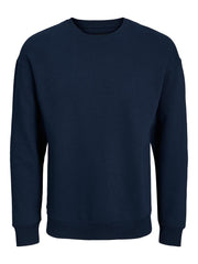 Jack & Jones - Bradley Crew Neck Sweatshirt - Navy Blazer