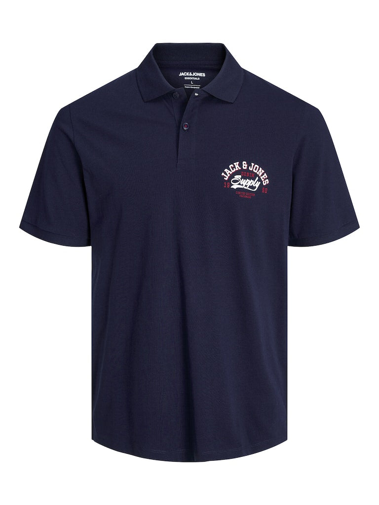 Jack & Jones - Logo Polo - Navy Blazer