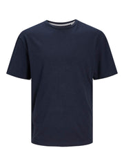 Jack & Jones - Soft Linen Blend T-Shirt - Night Sky
