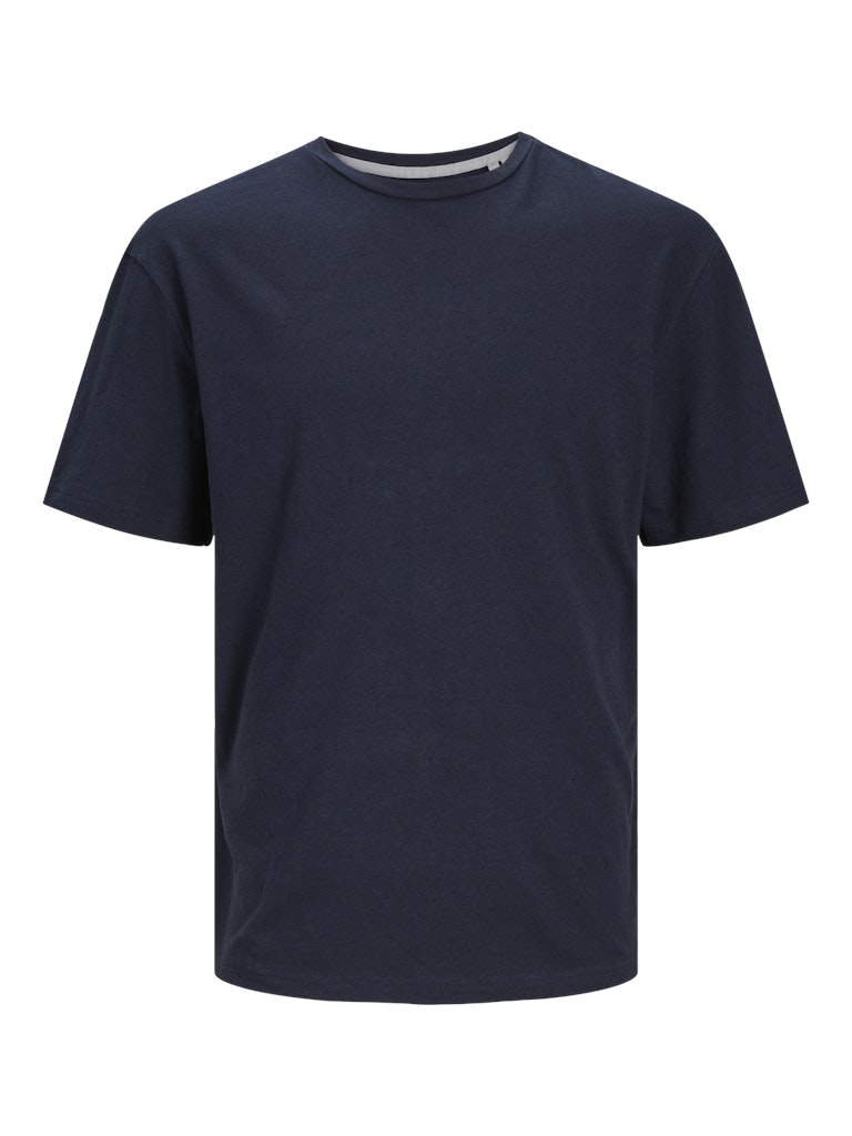 Jack & Jones - Soft Linen Blend T-Shirt - Night Sky