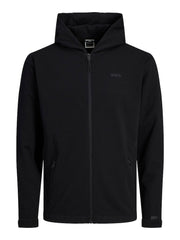Jack & Jones - Cloud Hættetrøje m. Lynlås - Sort