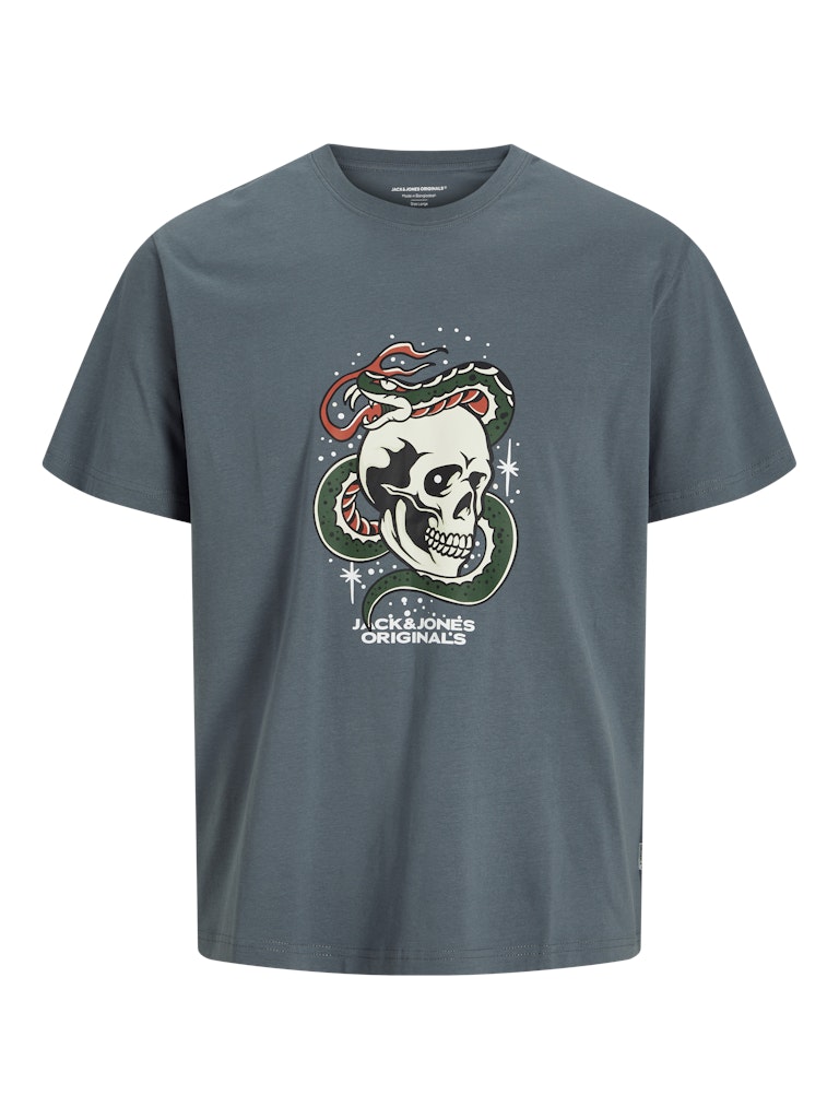 Jack & Jones - Anatomy Skull T-Shirt - Stormy Weather