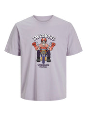 Jack & Jones - Anatomy Skull T-Shirt - Cosmic Sky