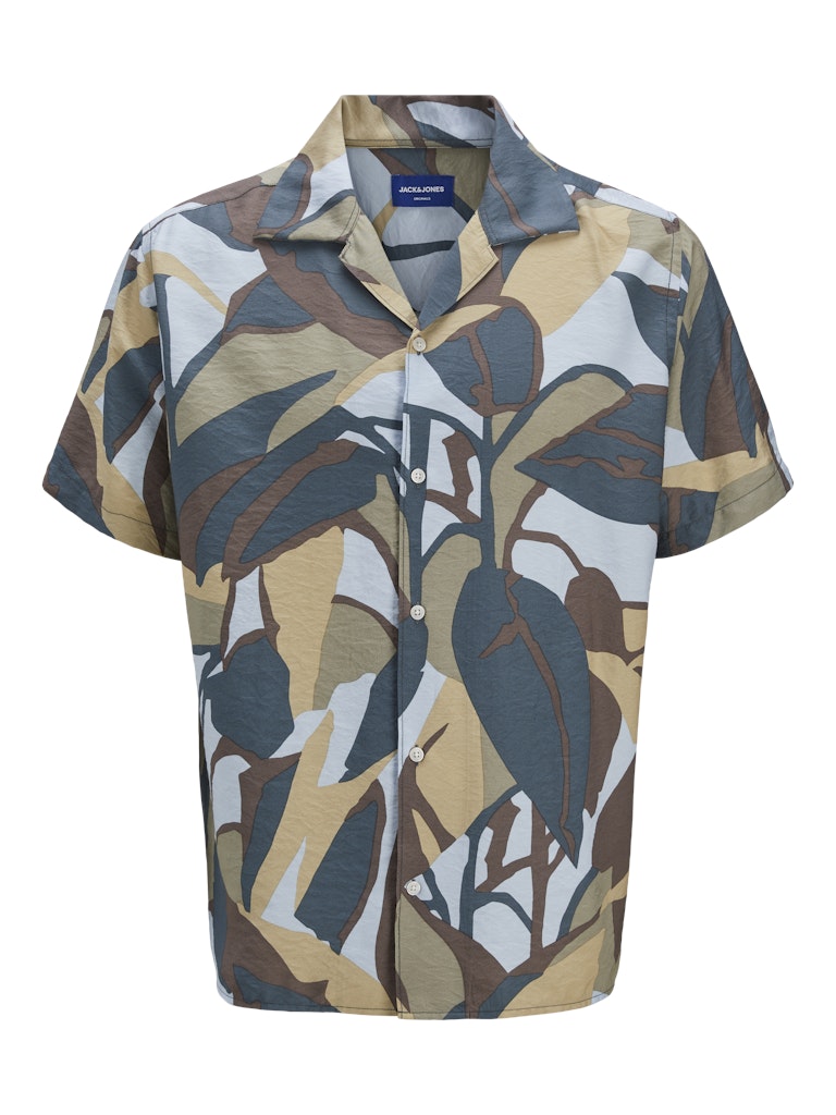 Jack & Jones - Marshall AOP Silver Sage Skjorte