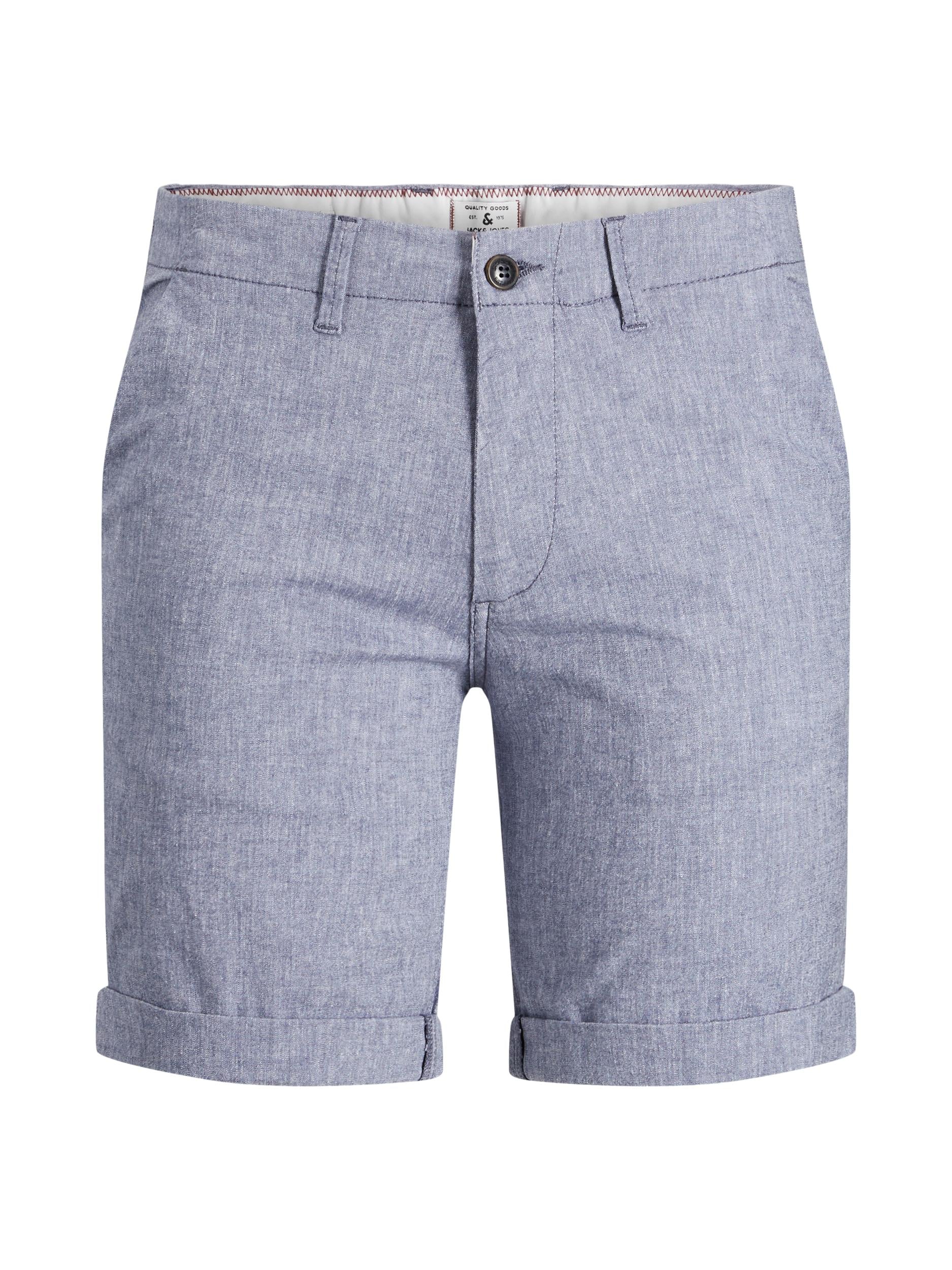 Jack & Jones - Hør Shorts Denim Blå