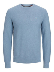 Jack & Jones - Bluroy Strik Pullover Faded Denim