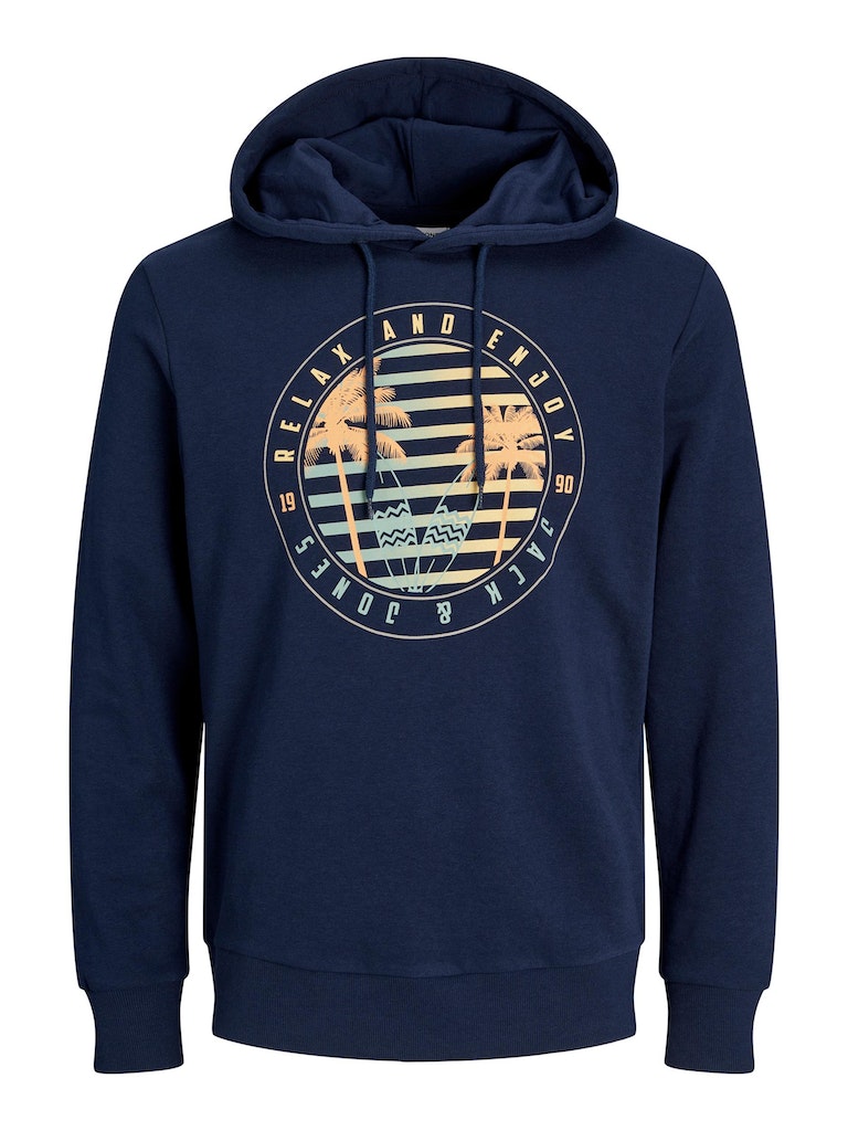 Jack & Jones - Summer Vibe Hættetrøje - Navy Blazer