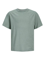 Jack & Jones - Soft Linen Blend T-Shirt - Lily Pad
