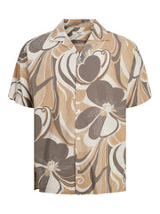 Jack & Jones  - Palma Resort Skjorte - Travertine