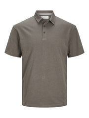 Jack & Jones - Soft Linen Blend Polo - Falcon