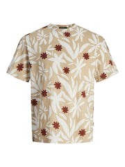 Jack & Jones - Marbella A.O.P. T-Shirt - Fields Of Rye