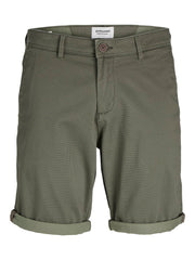 Jack & Jones - Bowie Print Shorts - Olive Night