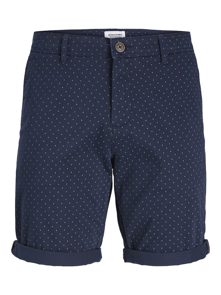 Jack & Jones - Bowie Print Shorts - Navy Blazer