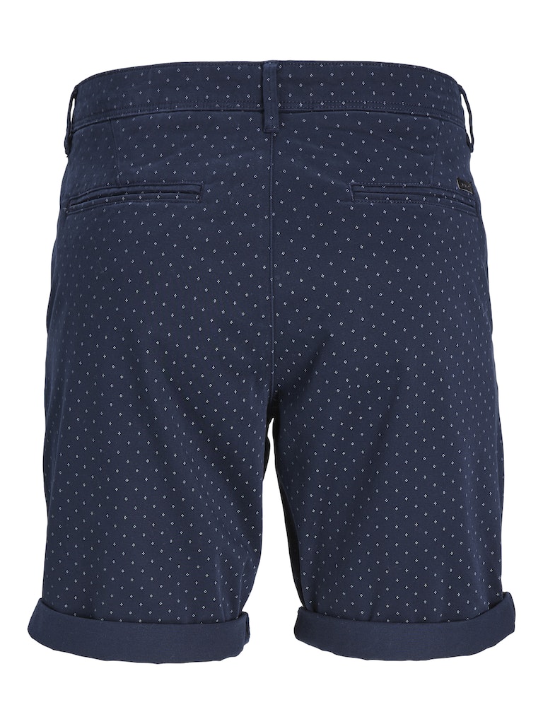 Jack & Jones - Bowie Print Shorts - Navy Blazer