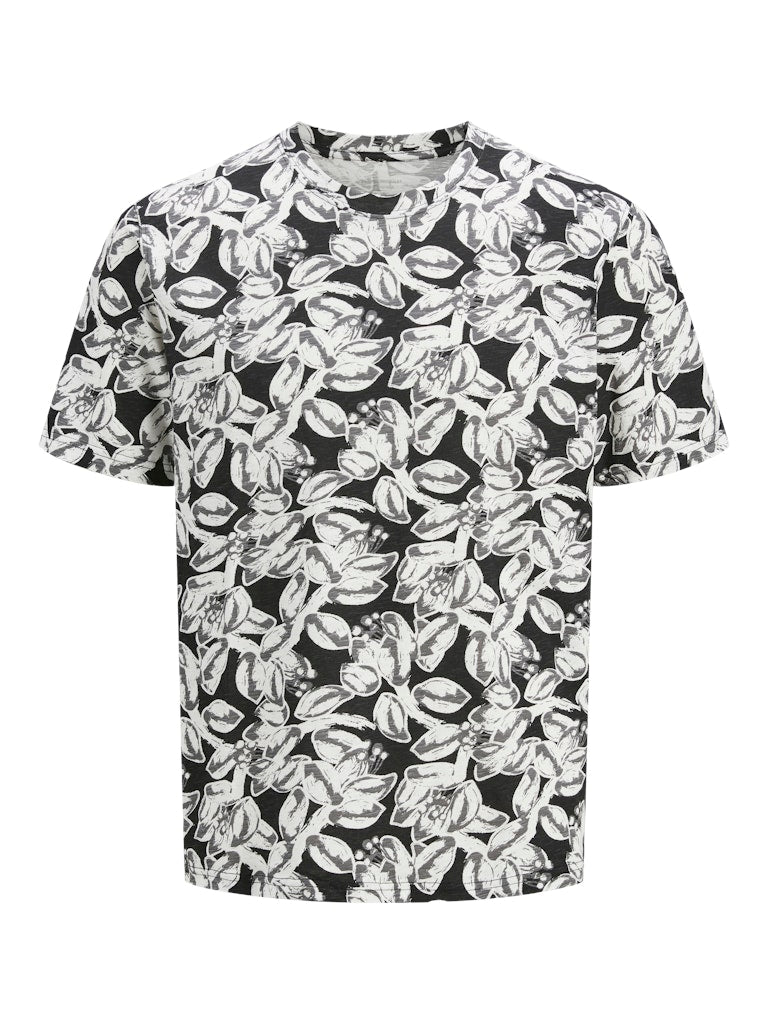 Jack & Jones - Split A.O.P. T-Shirt - Sort
