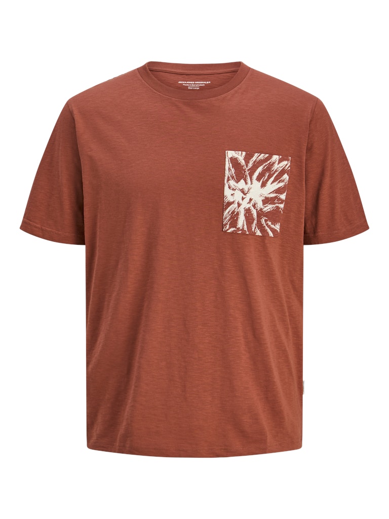 Jack & Jones - Split A.O.P. Pocket T-Shirt - Arabian Spice