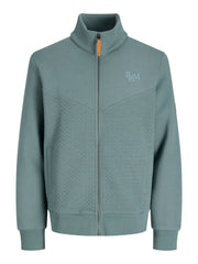 Jack & Jones - Frankie Sweat Zip - Goblin Blue