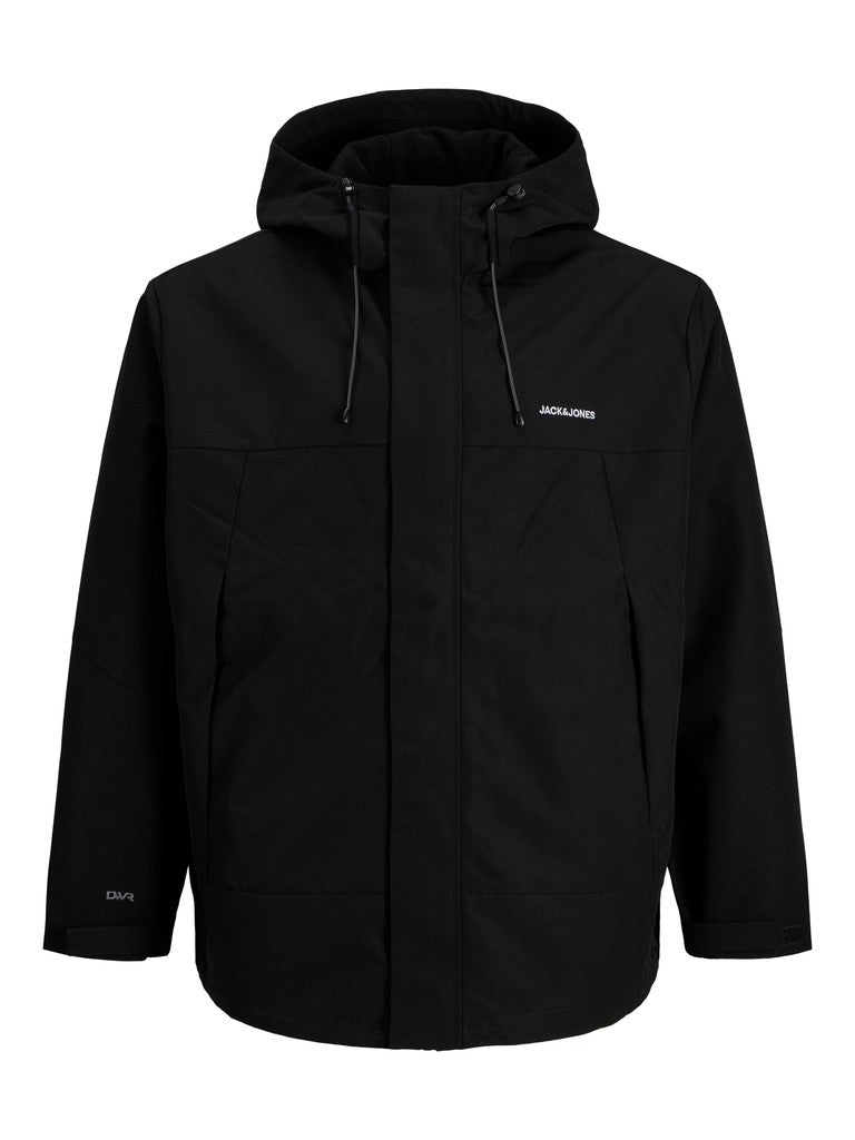 Jack & Jones - Club Dull Windbreaker Jakke - Sort (3XL-8XL)