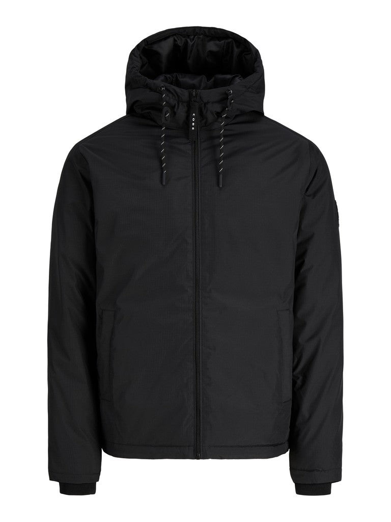 Jack & Jones - Fusion Lock Jakke - Sort (3XL-8XL)