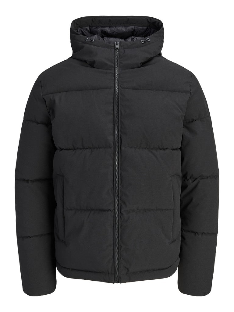 Jack & Jones - Galaxy Puffer Jakke - Sort (3XL-8XL)
