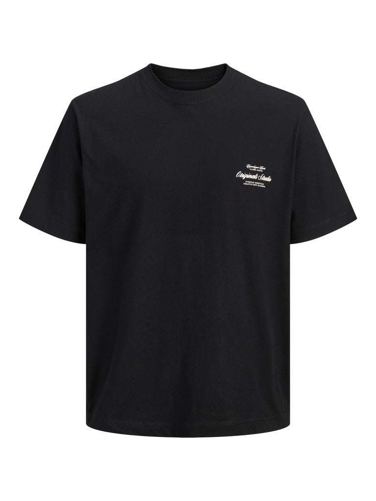 Jack & Jones Nørrebro Typo T-Shirt – Sort (3XL-8XL)
