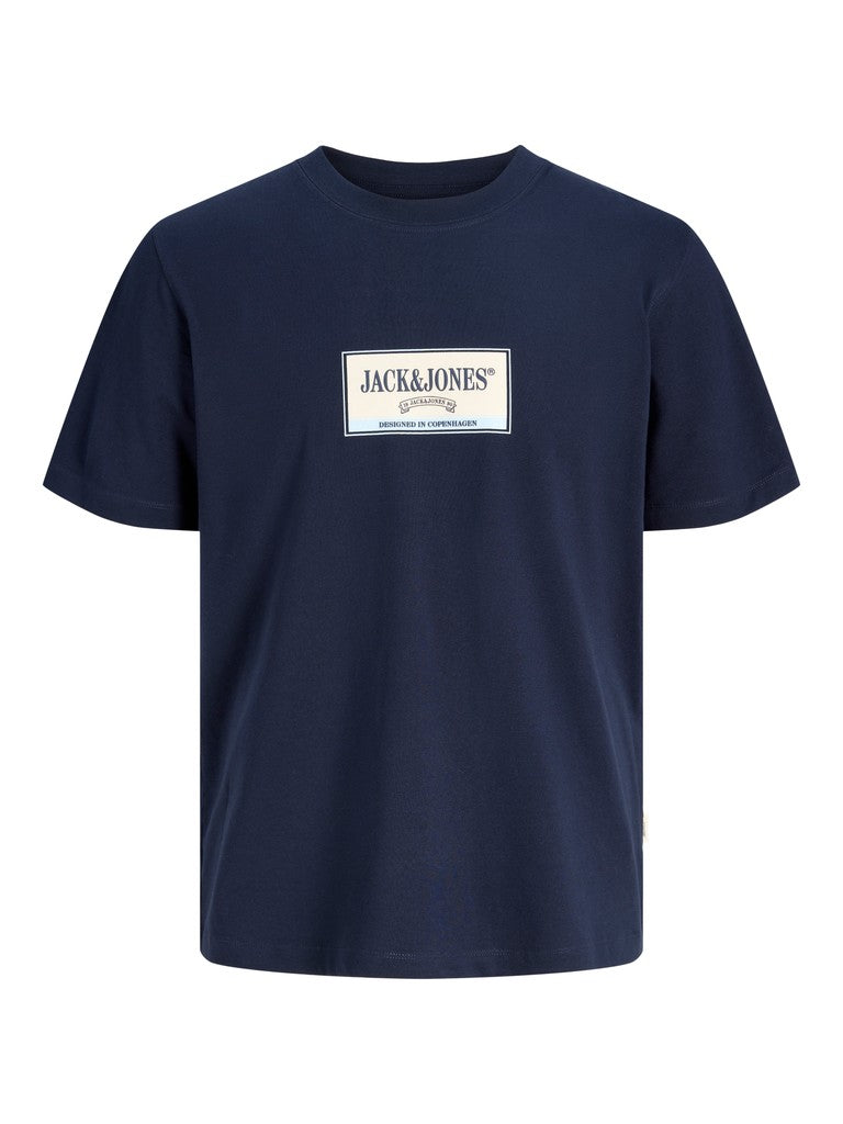 Jack & Jones - Frederiksberg Graphic Box T-Shirts - Sky Captain (3XL-8XL)