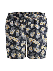 Jack & Jones - Swim Shorts Windy - Navy Blomst