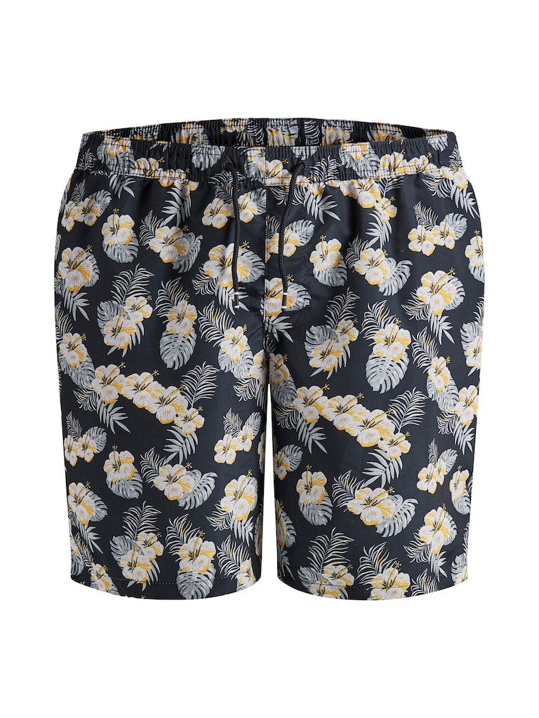 Jack & Jones - Swim Shorts Windy - Navy Blomst