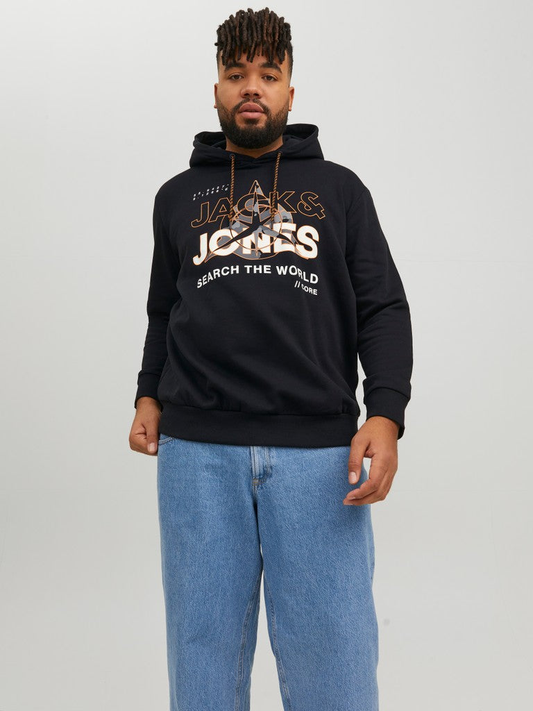 Jack & Jones - Hunt Hættetrøje - Sort