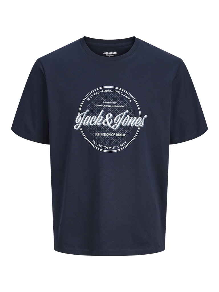 Jack & Jones - Dover Denim T-Shirt – Navy Blazer (3XL-8XL)