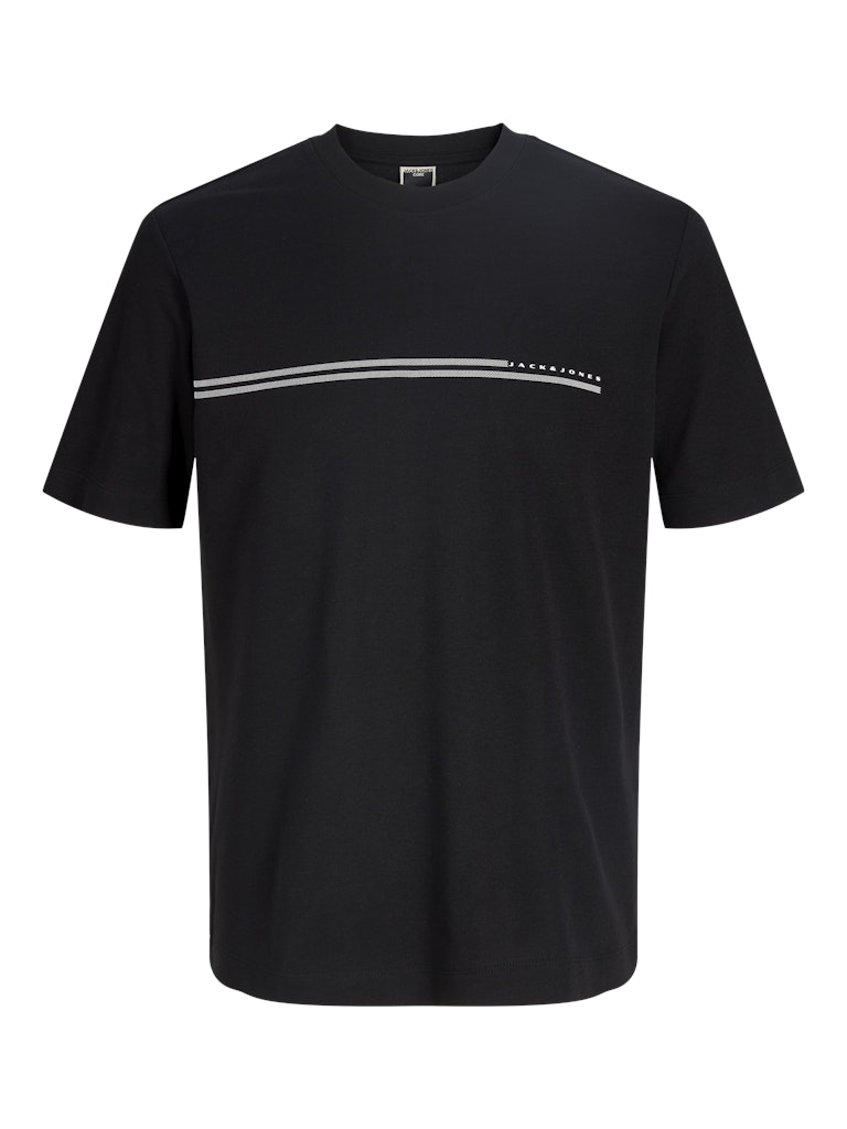 Jack & Jones - Fusion Chest Brand T-Shirt - Sort