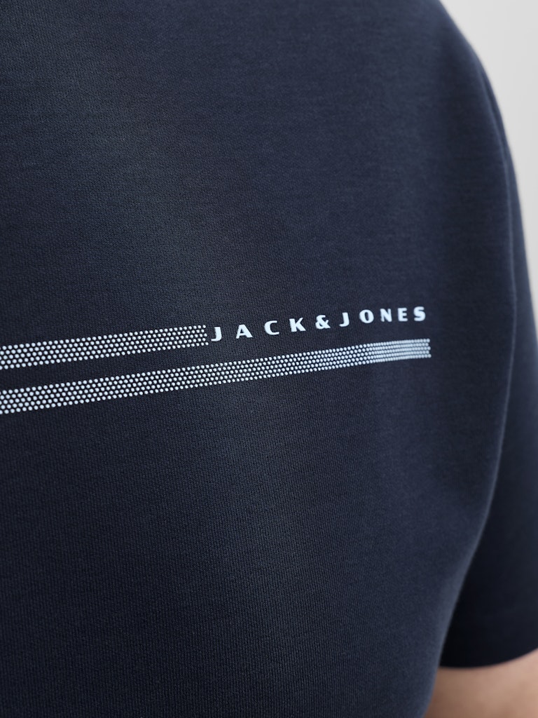 Jack & Jones - Fusion Chest Brand T-Shirt - Outer Space