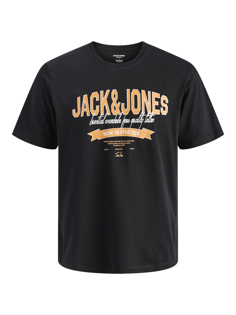 Jack & Jones - Logo Print T-Shirt - Sort