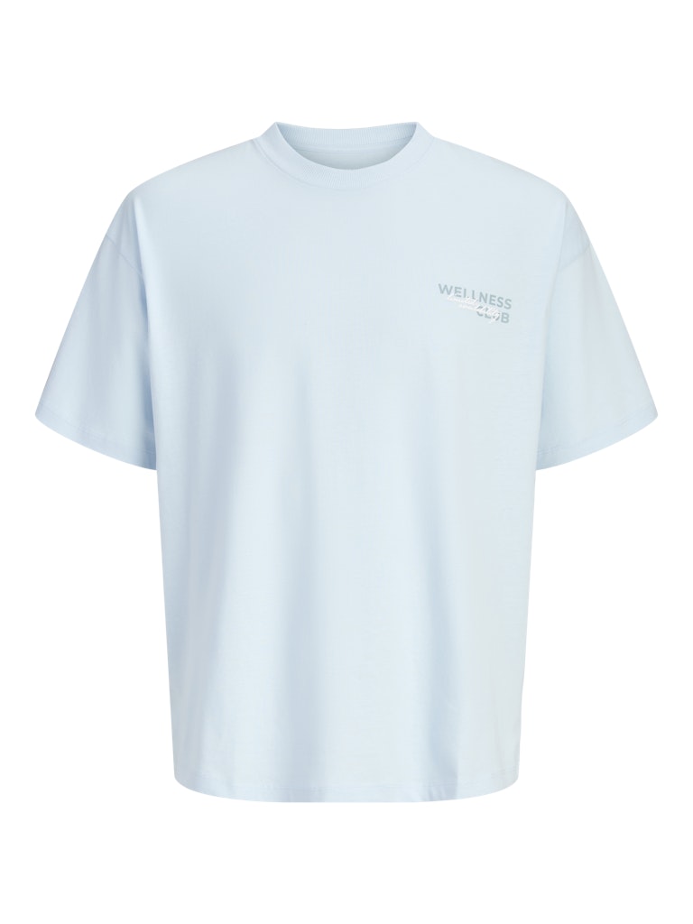 Jack & Jones - Terna Script Back T-Shirt - Omphalodes - (3XL-8XL)