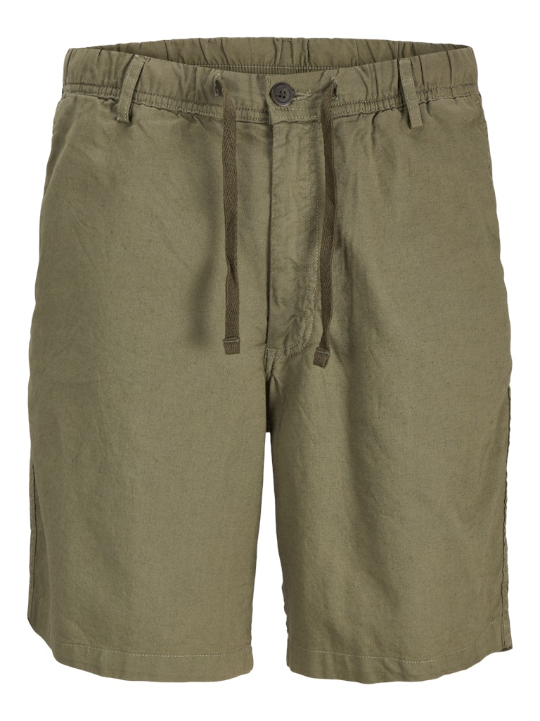 Jack & Jones - Hybrid Bondi Hør Shorts - Lichen Green