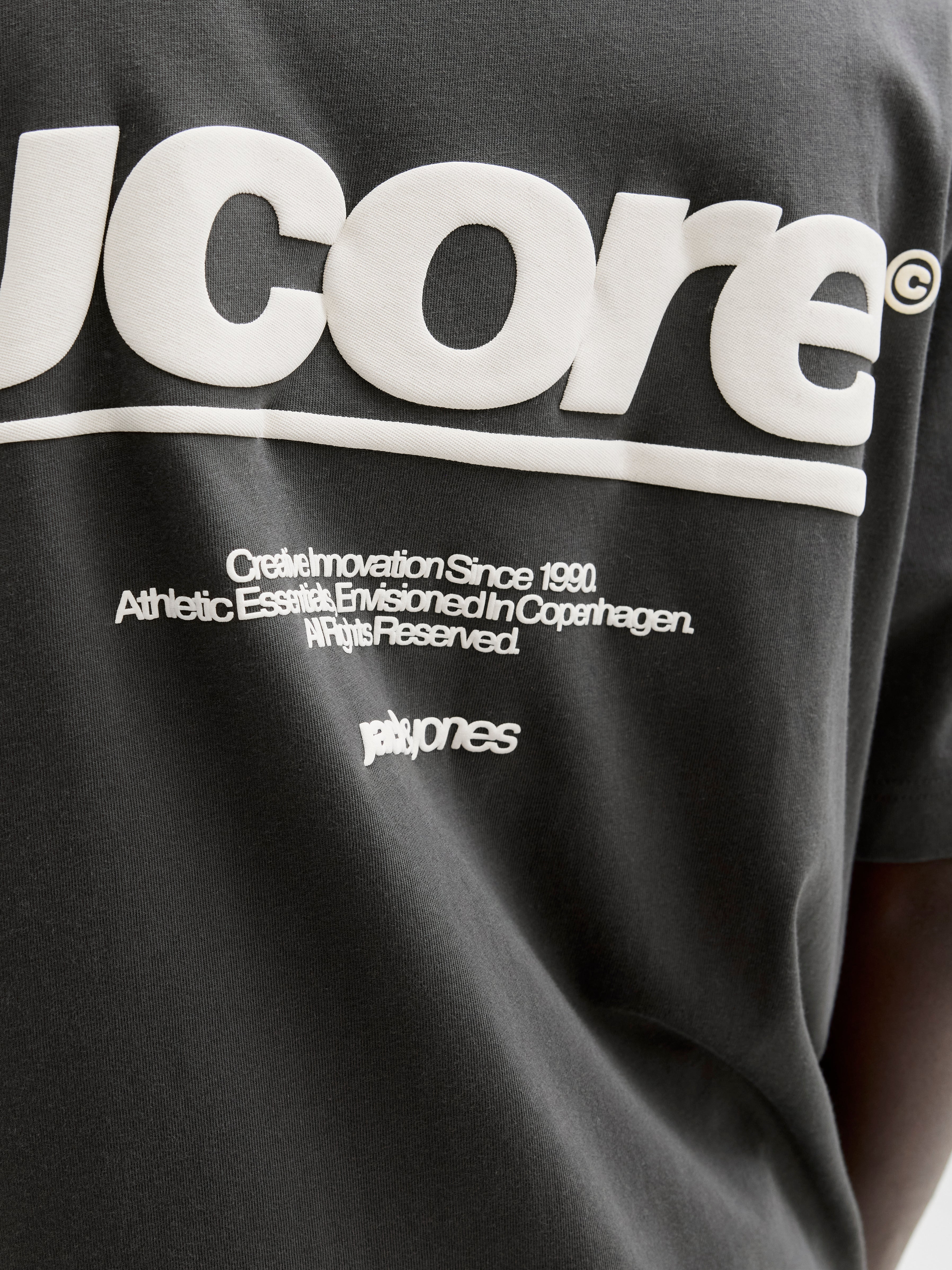 Jack & Jones  - Club T-Shirt - Asphalt
