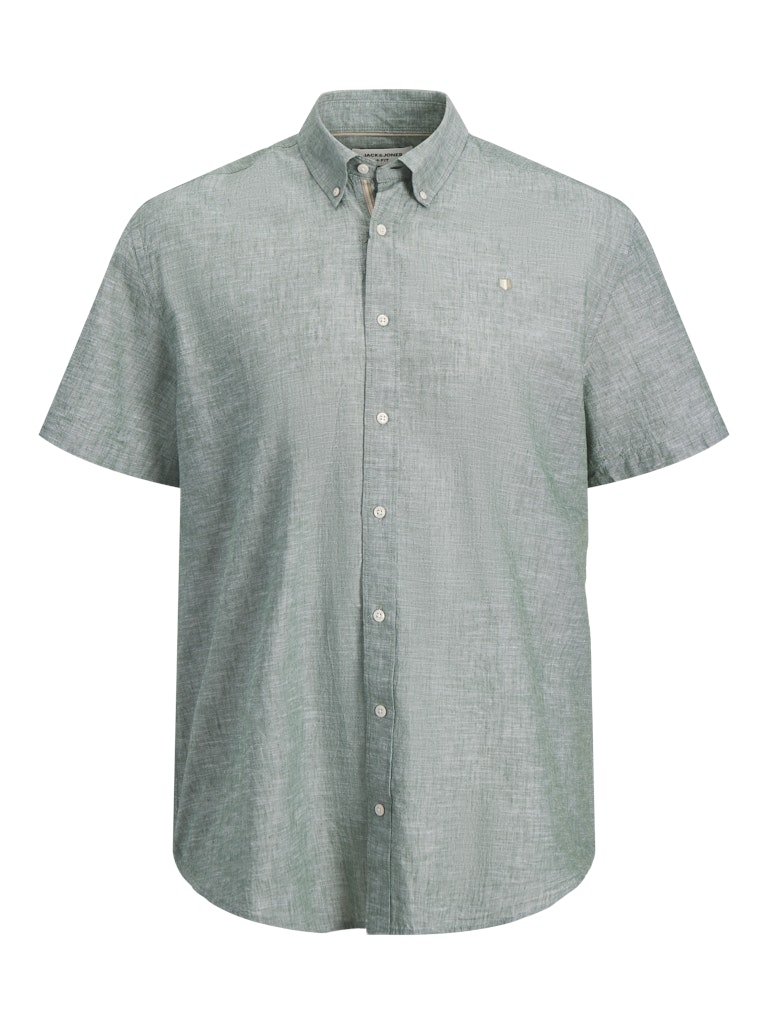 Jack & Jones Sommer Hør Skjorte – Laurel Wreath – (3XL-8XL)