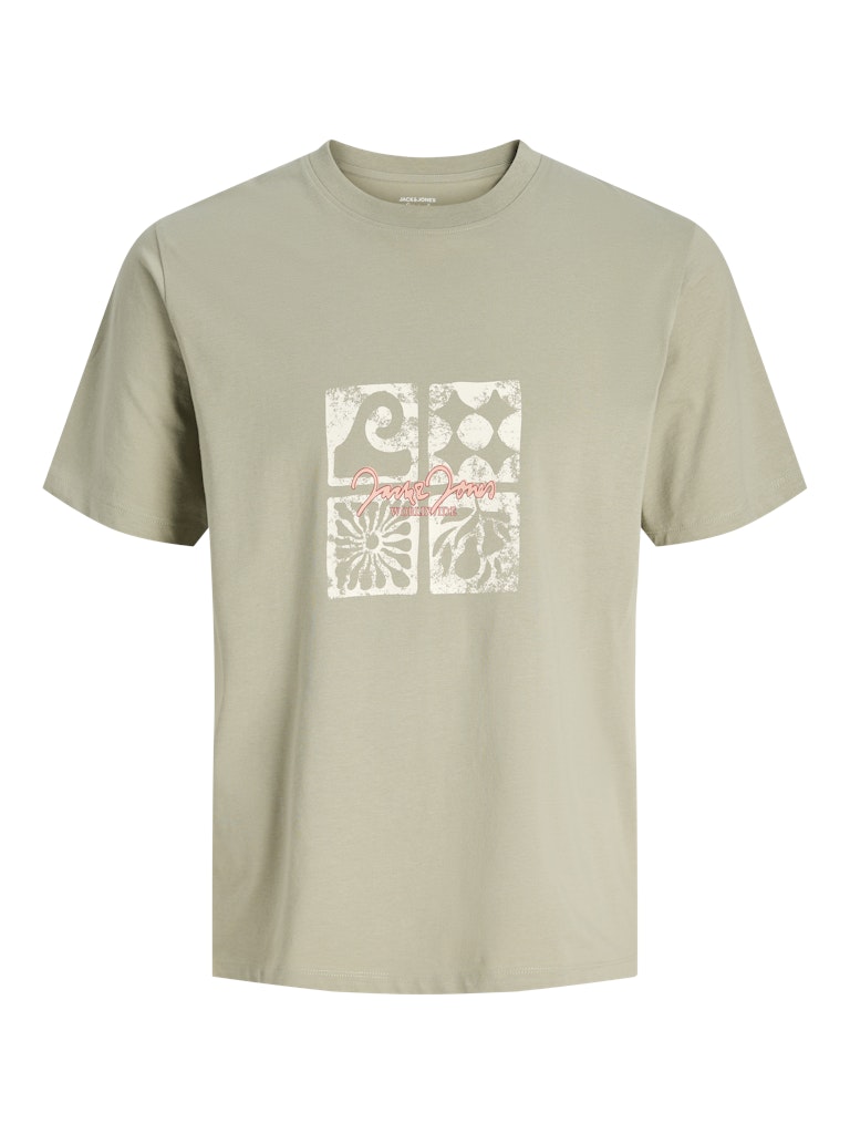 Jack & Jones - Riviera Front T-Shirt - Seagrass - (3XL-8XL)