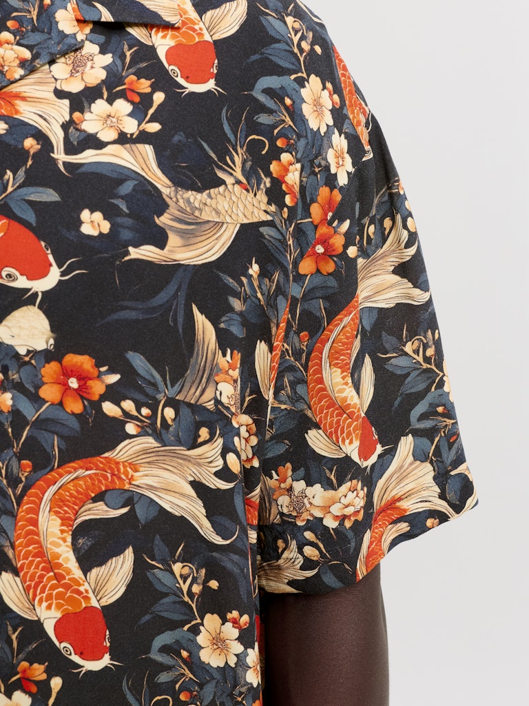 Jack & Jones - Tokyo Koi Resort Skjorte (3XL-8XL)