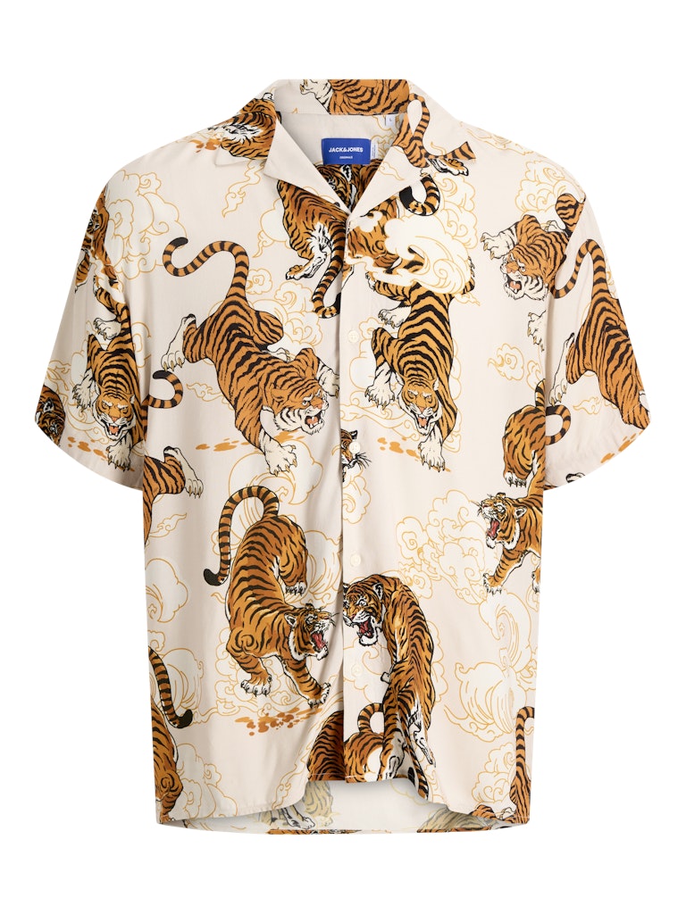 Jack & Jones - Tokyo Tiger Resort Skjorte (3XL-8XL)