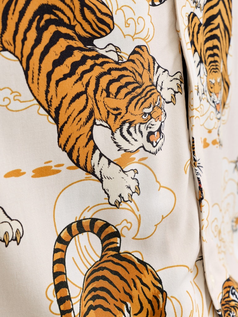 Jack & Jones - Tokyo Tiger Resort Skjorte (3XL-8XL)