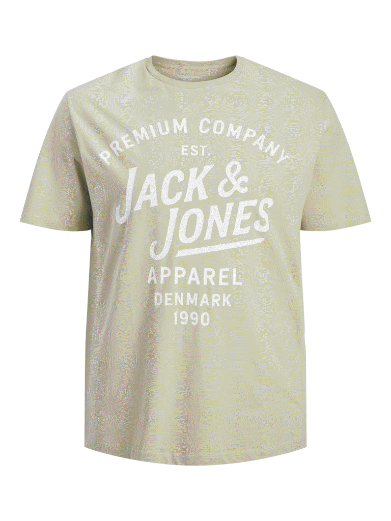 Jack & Jones – Zane T-Shirt – Humus (3XL–8XL)