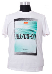 Jack & Jones - Friday Big Print T-Shirt - Hvid
